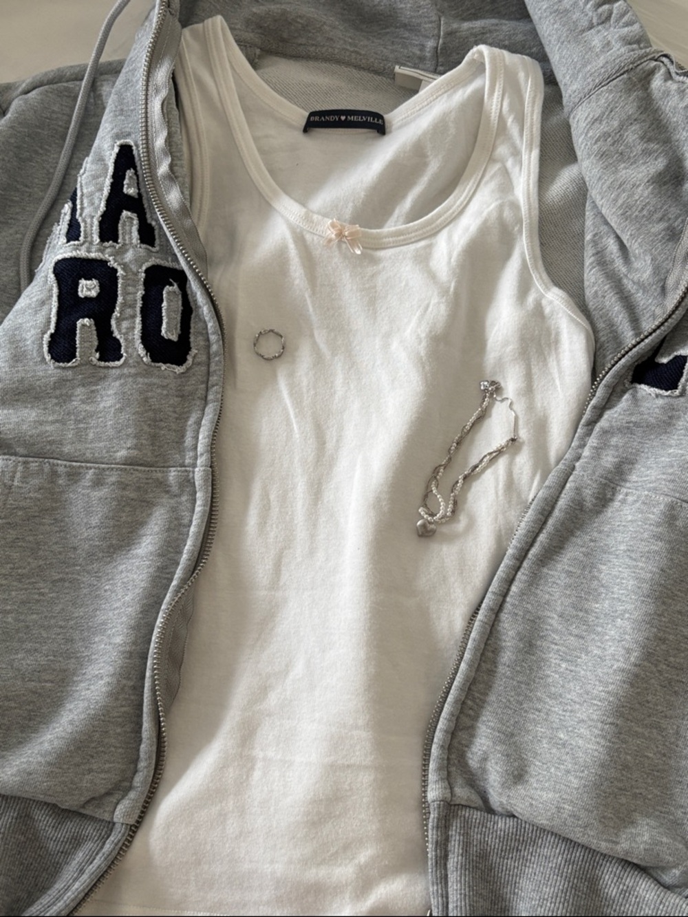 Brandy Melville White Tank Top